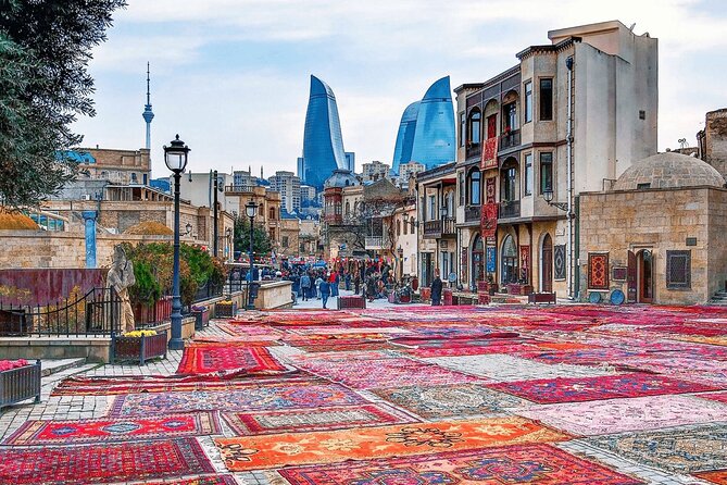 A panoramic view of Baku’s old and new architecture in harmony