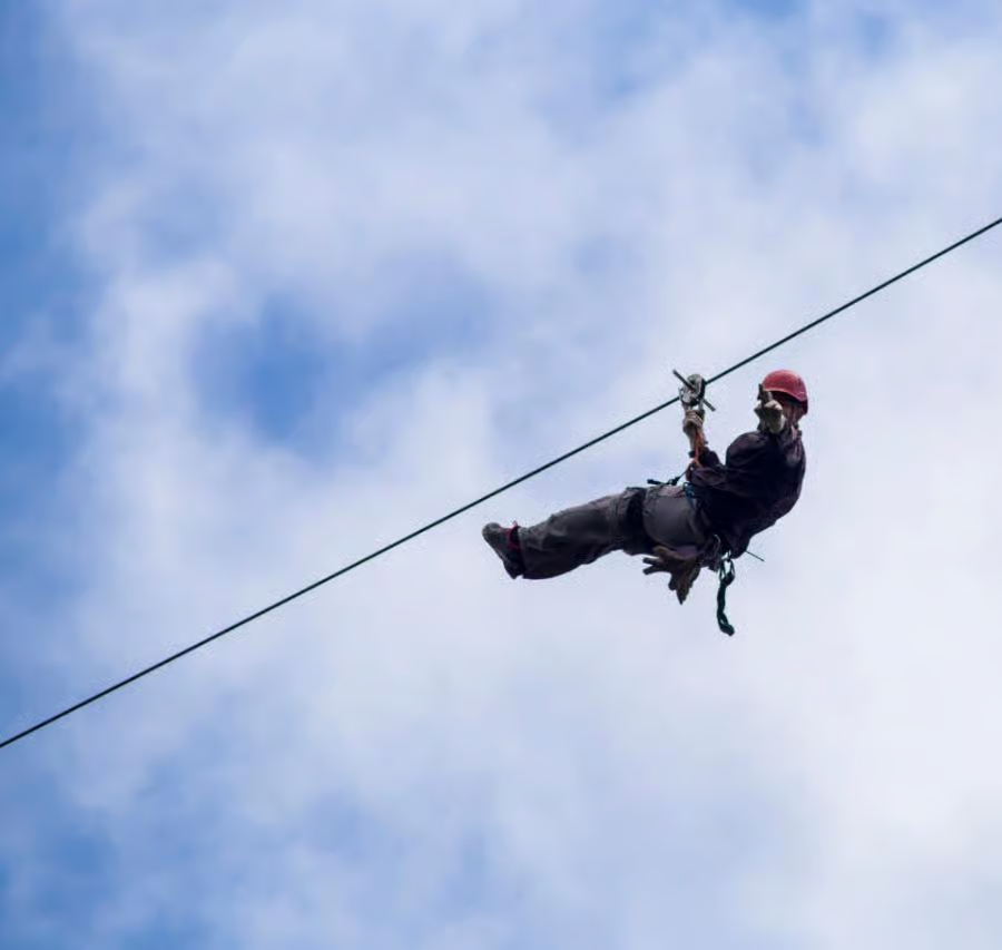 Fly through the sky and feel the thrill – Shahdag's zip line offers an unforgettable experience above the Caucasus Mountains.
