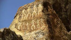 Timeless messages carved in stone — Gobustan's rock art dating back over 10,000 years.