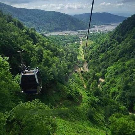 Experience breathtaking views on the cable car ride in Gabala