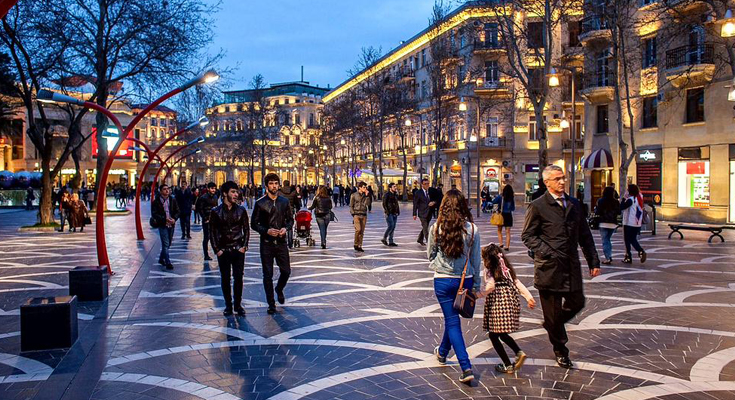 nizami street, azerbaijan tours , baku tours , tours in baku.